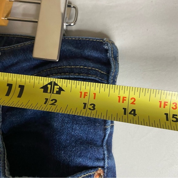 Parasuco Extreme Fit Blue Jeans Women’s Denim 28x31 Flared Y2K Vintage Dark Wash - Picture 9 of 11